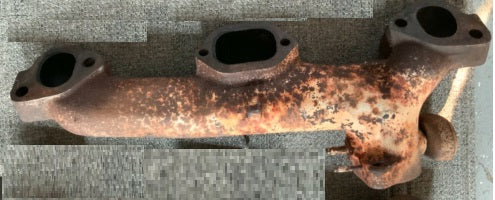 EXHAUST MANIFOLD ,V8 LEFT USED 59 60 PONTIAC – Chicago Muscle Car Parts