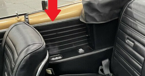 QUARTER TRIM UPPER MOLDING ,RIGHT USED 64-7 A-BODY