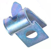 3/8" FUEL LINE CLIP, WITH TAB, BLUE, new