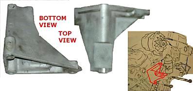 ALTERNATOR LOWER BRACKET ,NO AC USED 64-75 BUICK V8 – Chicago Muscle