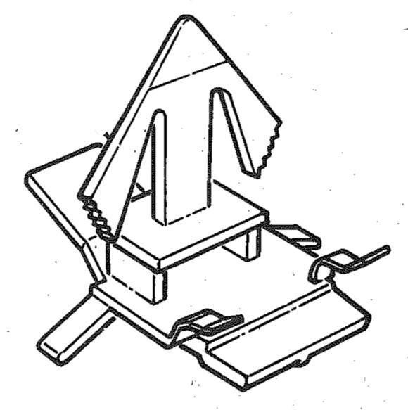 FRONT or REAR WINDOW HEADLINER TRIM CLIP 78-88 G-BODY,