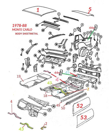 78-88 MONTE CARLO SHEET METAL