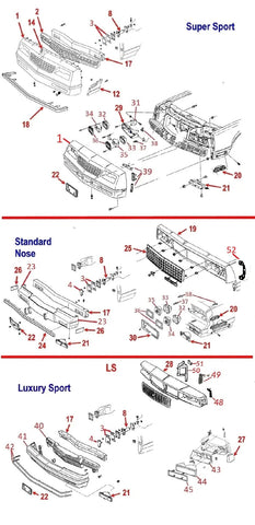 81-88 MONTE CARLO FRONT NOSE OR BUMPER COVER