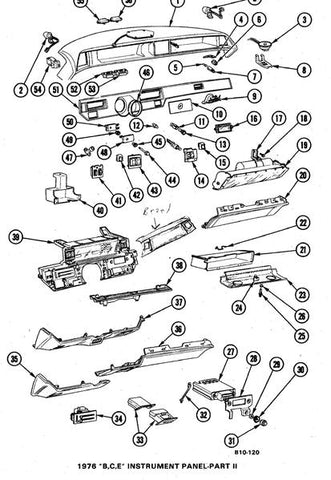 1971 - 76 LESABRE RIVIERA ELECTRA CENTURION DASH PARTS