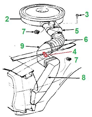 1973-81 TRANS AM ENGINE AIR INTAKE