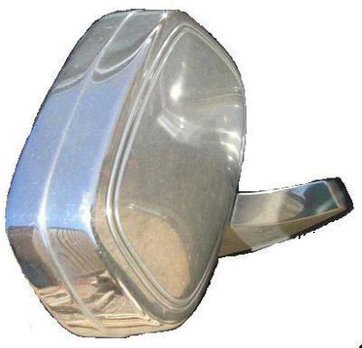 DOOR MIRROR, RIGHT USED CHROME 80-90 CAPRICE LESABRE DELTA 98 PARISIENNE