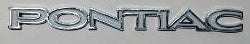 GRILLE EMBLEM, " PONTIAC "NEW 73 FIREBIRD TA