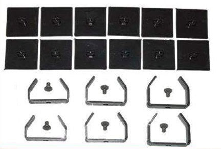 LEAF SPRINGS CLAMP KIT,5 LEAF 68-9 F-BODY 68-72 NOVA