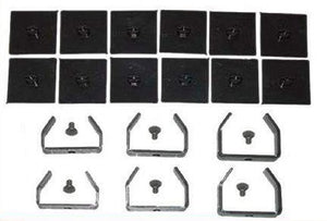 LEAF SPRINGS CLAMP KIT,5 LEAF 68-9 F-BODY 68-72 NOVA