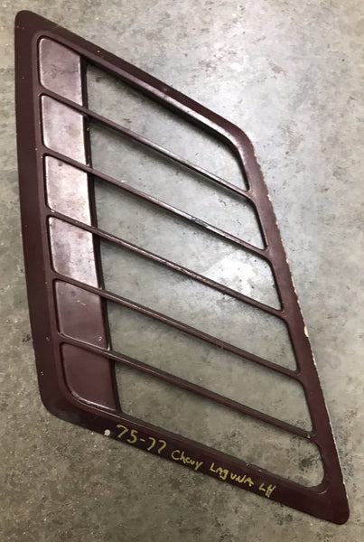 QUARTER WINDOW LOUVER, LH, 74-6 LAGUNA, USED