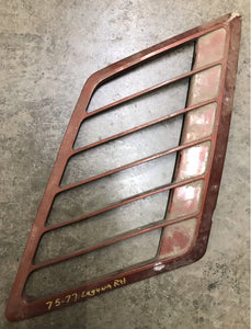QUARTER WINDOW LOUVER, RIGHT USED, 74-6 LAGUNA
