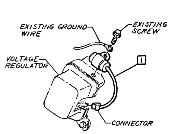 VOLTAGE REGULATOR CAPACITOR, USED
