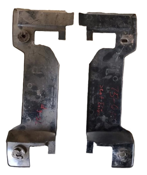 SEAT TRACK FRONT COVERS, USED PAIR 75 76 CAMARO FIREBIRD TRANS AM