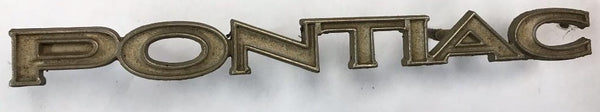 GRILLE EMBLEM "PONTIAC" USED 74 FIREBIRD TA