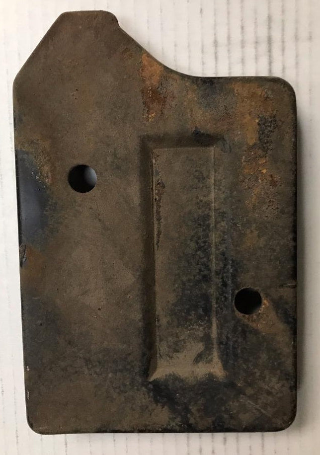GRILL BRACKET,LEFT OUTER USED 64 IMPALA BELAIR BISCAYNE
