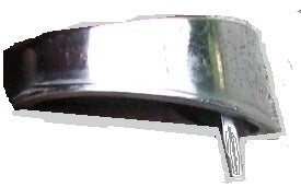 FRONT ANTENNA BASE BEZEL, 65-67 CHEVELLE