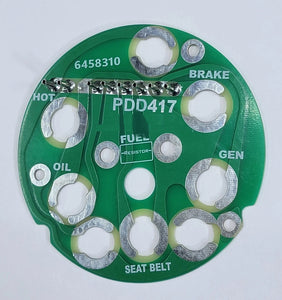 GAS GAUGE CIRCUIT BOARD, NEW 72-73 CUTLASS, 72 SKYLARK 73 REGAL