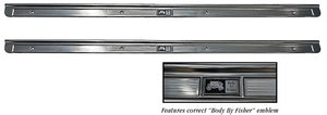 DOOR SILL PLATES, 2DR NEW PAIR 77-87 B-C BODY