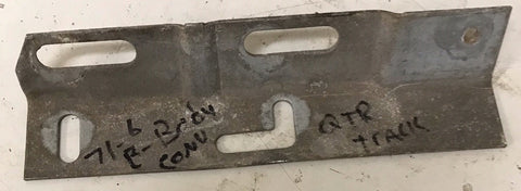 QUARTER GLASS TRACK BRACKET ,TOP LEFT 71-5 B-BODY