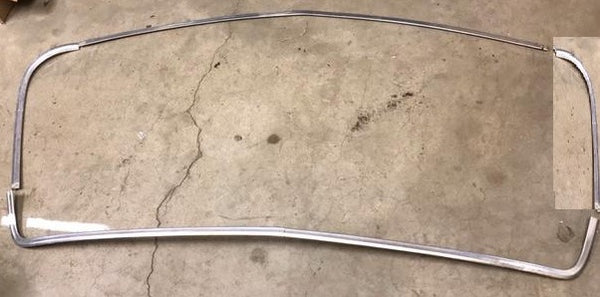 REAR WINDOW MOLDING SET, USED 71-3 B-BODY, 2 DOOR FASTBACK COUP