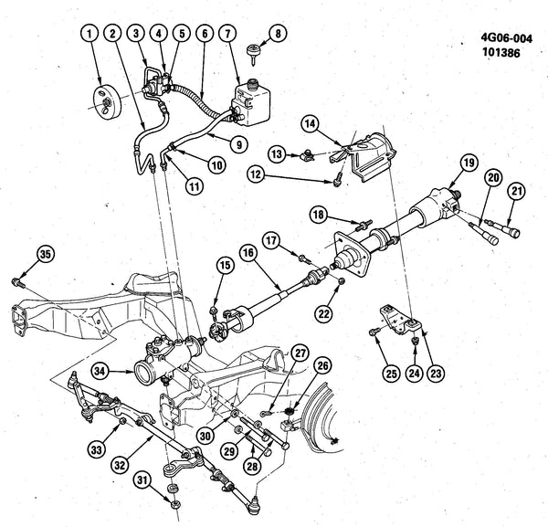 PS PUMP, FOR TURBO, REBUILT 85-87 GRAND NATIONAL ,89 GTA