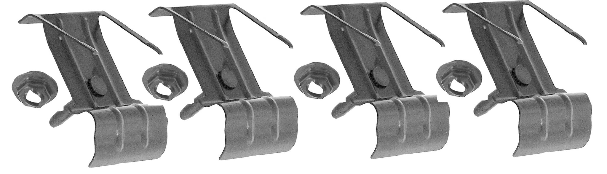 TAILGATE MOLDING CLIPS, 4PCS 68-72 ELCAMINO