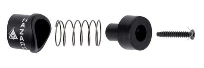 FLASHER KNOB, 77-05 GM CARS BLACK 3pcs