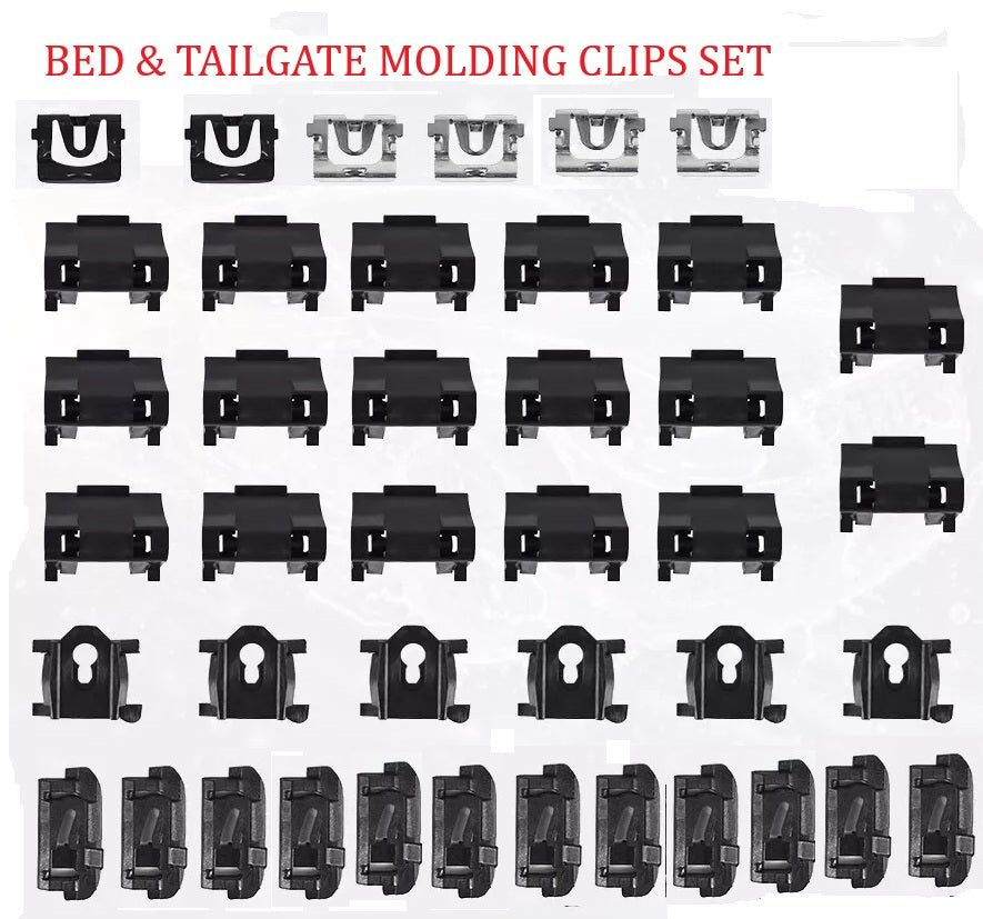 BED MOLDING CLIP KIT,NEW 78-87 ELCAMINO