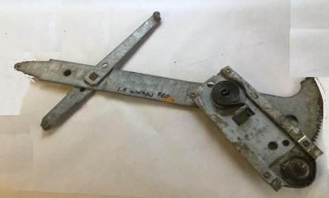 DOOR REGULATOR, LEFT MANUAL USED 64-67 GM A-BODY