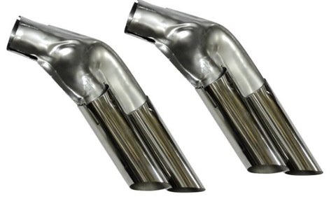 EXHAUST SPLITTERS, PAIR NEW 64 65 GTO