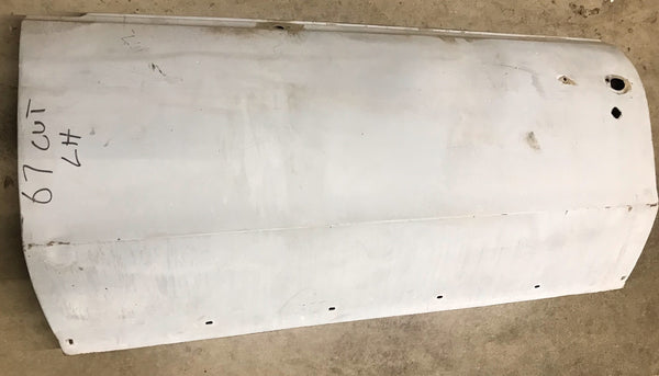 DOOR SHELL, LEFT, USED, CONV & HDT, 66-67 CUTLASS 442