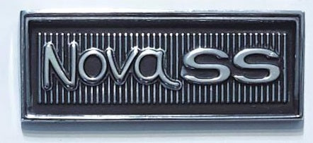 DASH PAD EMBLEM,  " NOVA SS " 69-74