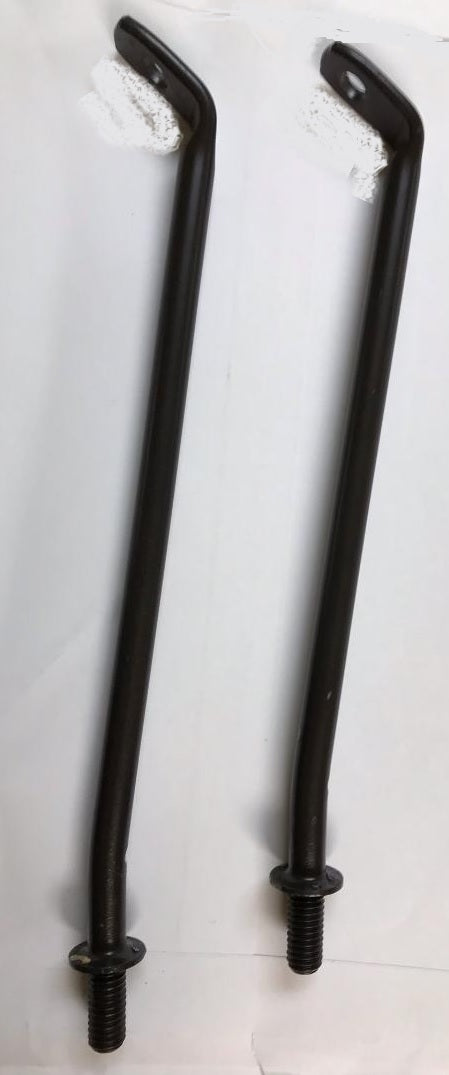 DASH TO PEDAL SUPPORT RODS ,PAIR NEW 64 65 CHEVELLE