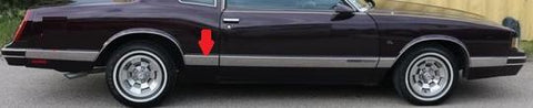 QUARTER MOLDING ,w/LS,FRONT LEFT USED 86-88 MONTE CARLO