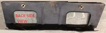 FRONT LICENSE PLATE BRACKET ,USED 71 72 LEMANS