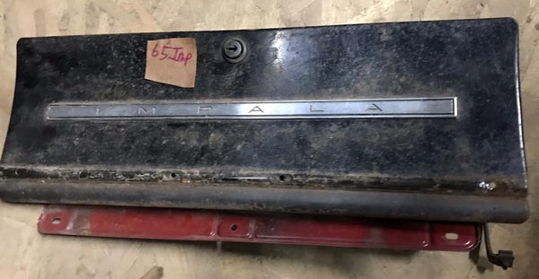 DASH GLOVE BOX DOOR, used, 65 IMPALA