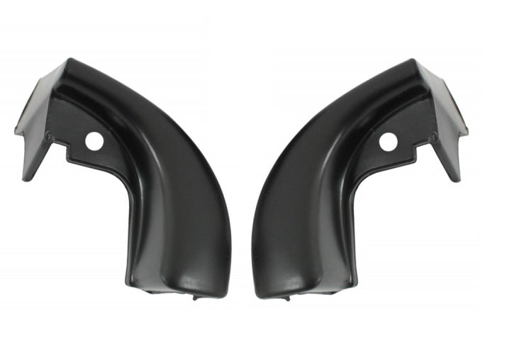 DOOR JAMB WINDLACE CAPS, COUP 64 65 A-BODY, BLACK NEW PAIR