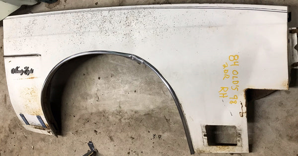 FRONT FENDER ,RIGHT USED RWD 80-89 OLDS 88 98