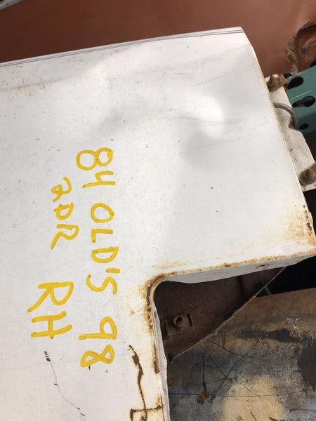 FRONT FENDER ,RIGHT USED RWD 80-89 OLDS 88 98
