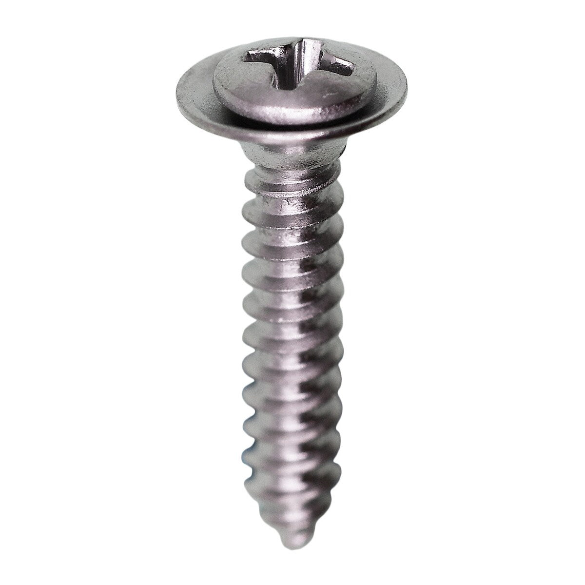 TRIM SCREW, W/FLUSH WASHER CHROME , each