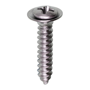 TRIM SCREW, W/FLUSH WASHER CHROME , each