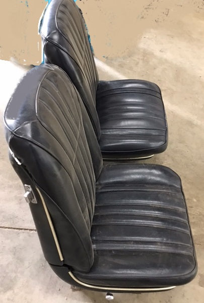 BUCKET SEATS WITH TRACKS ,PAIR 67 68 IMPALA SS