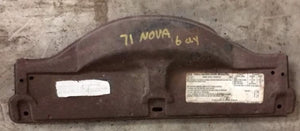 RADIATOR HOLDDOWN PANEL ,6 CYL USED 68-72 NOVA