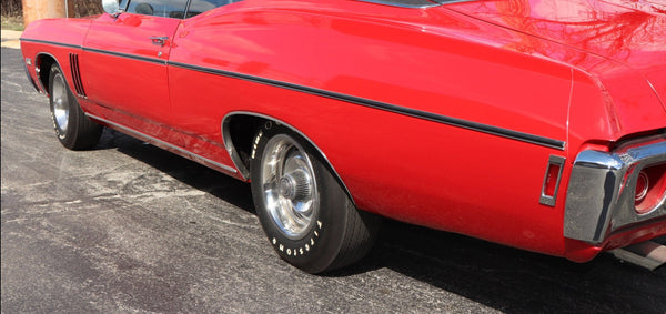 BODY SIDE MOLDING KIT, 68 IMPALA, 6 PCS NEW