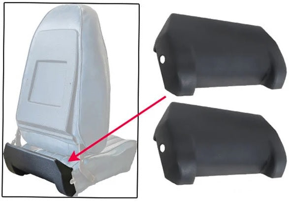 BUCKET BOTTOM PANELS ,PAIR NEW 73-81 CAMARO FIREBIRD