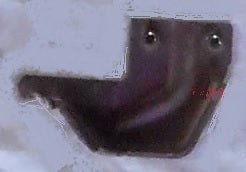 QUARTER GLASS LOWER STOP ,RIGHT 71-5 B-BODY