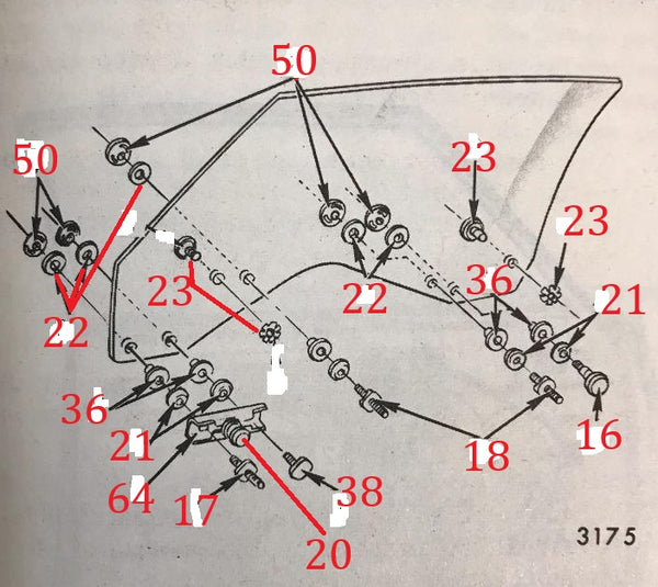 69 A-DOOR PARTS DIAGRAMS