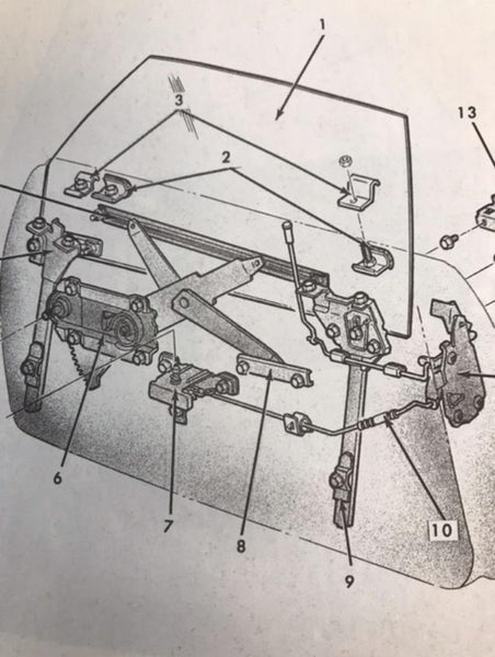 69 A-DOOR PARTS DIAGRAMS