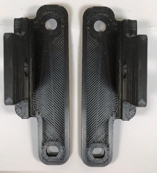 RADIO FRONT BRACKETS, NEW PAIR 84-88 CUTLASS 442