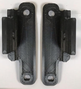 RADIO FRONT BRACKETS, NEW PAIR 84-88 CUTLASS 442